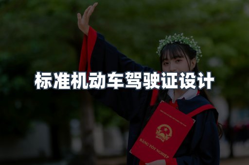 标准机动车驾驶证设计