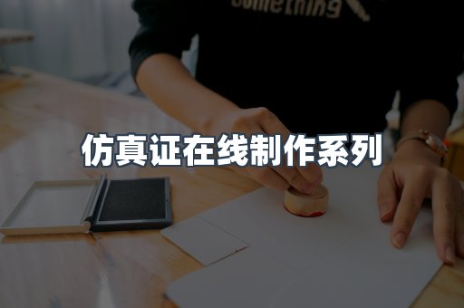 仿真证在线制作